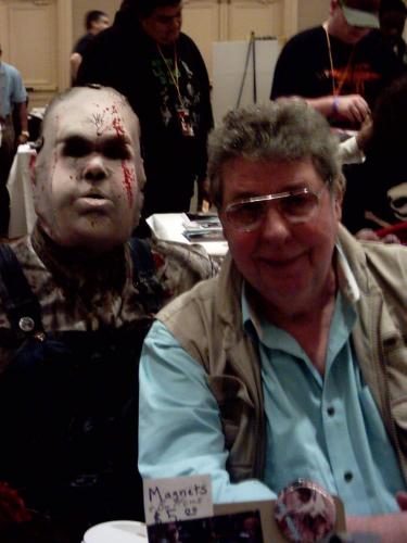 Lou Perryman with Junior at Fearfest 2008