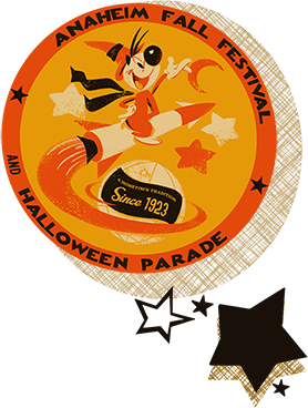 Anaheim Fall Festival Logo with Stars